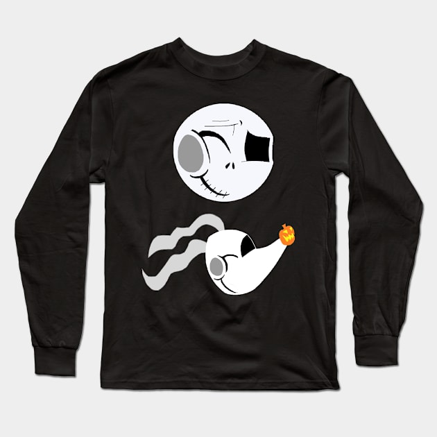 jack and zero faces pressed against the glass Long Sleeve T-Shirt by Moonsong